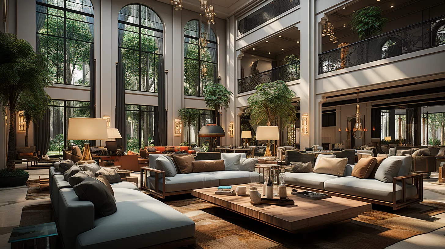 تصميم داخلي فاخر لفيلا